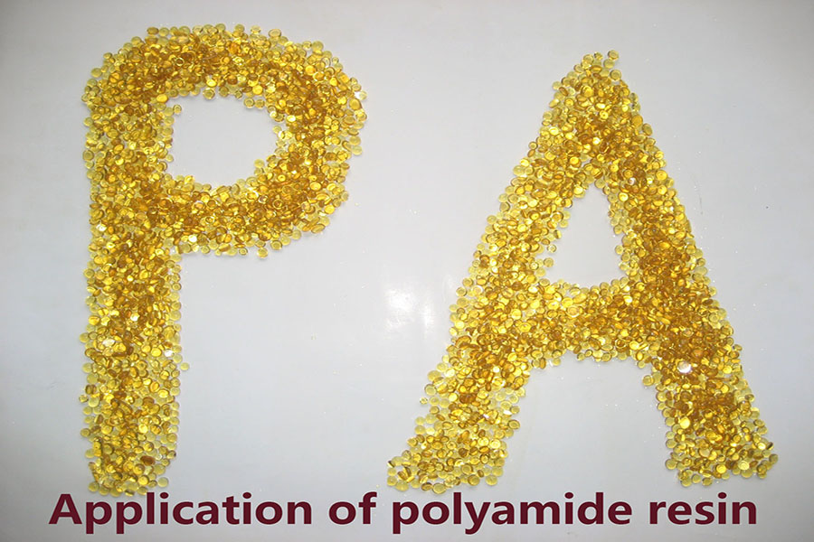 aplicación de resina de poliamida