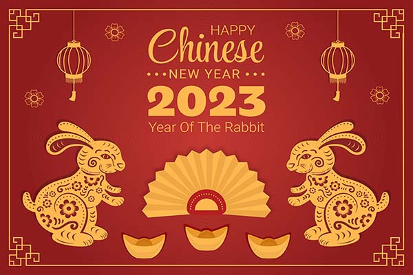 Aviso de vacaciones para el Año Nuevo Lunar chino 2023