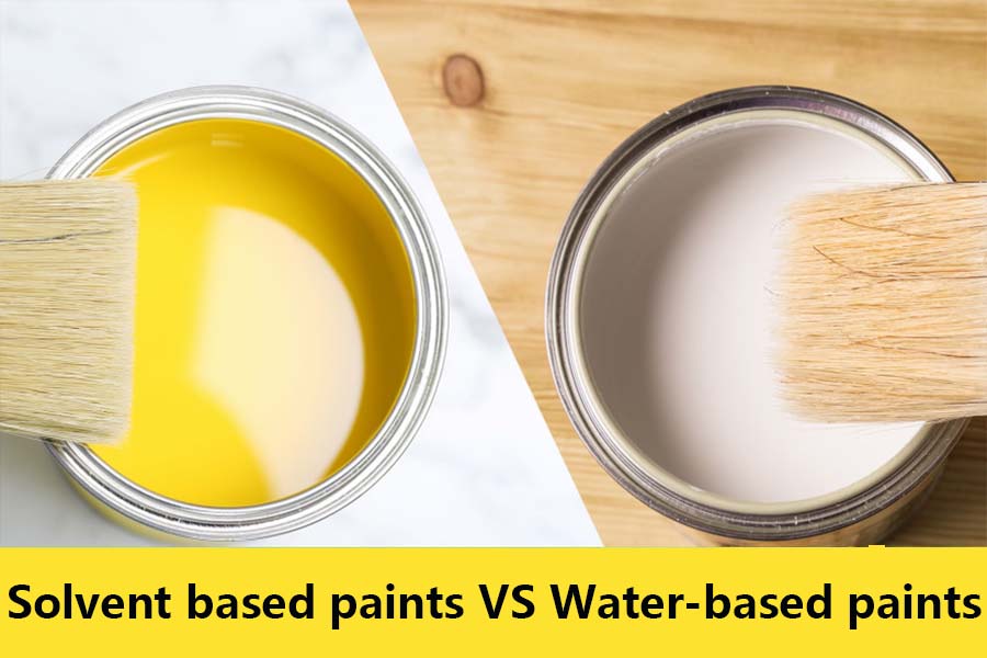 Pinturas a base de disolventes VS Pinturas a base de agua