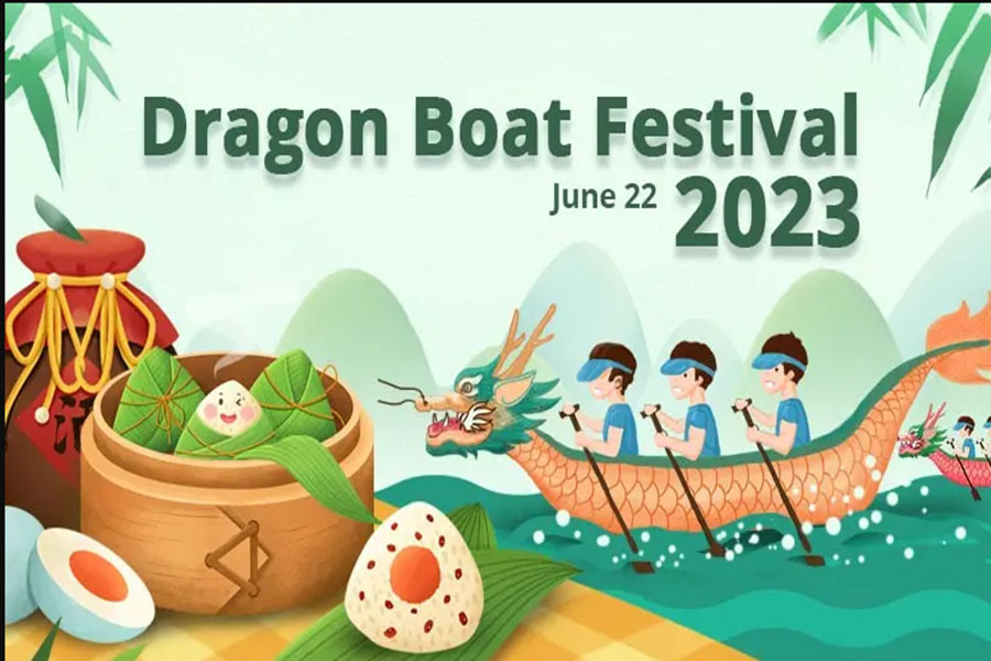 Aviso de vacaciones del Festival del Bote del Dragón en 2023